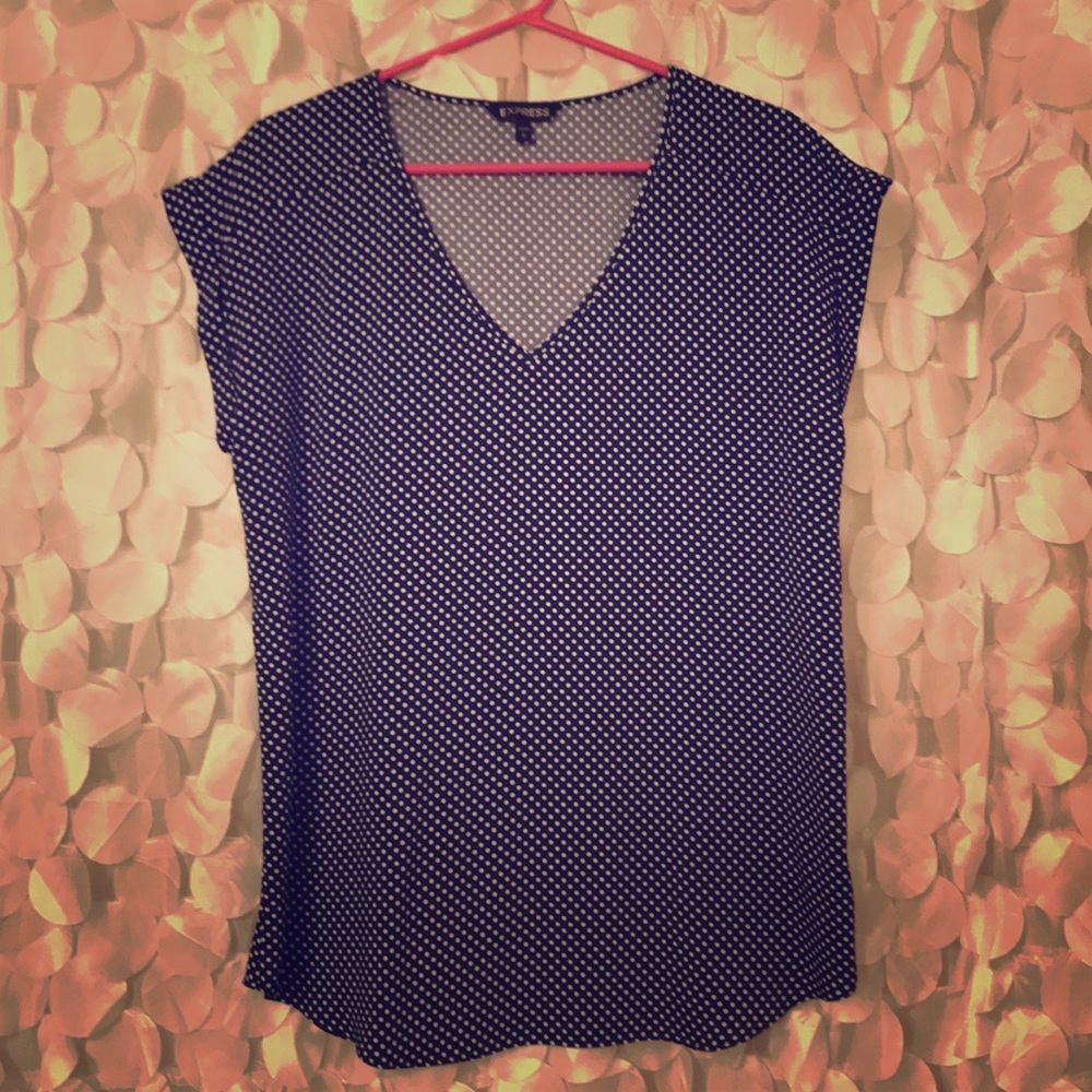 Polka dot blouse